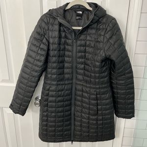 Very gently worn North Face ThermoBall Parka, Size Medium, black